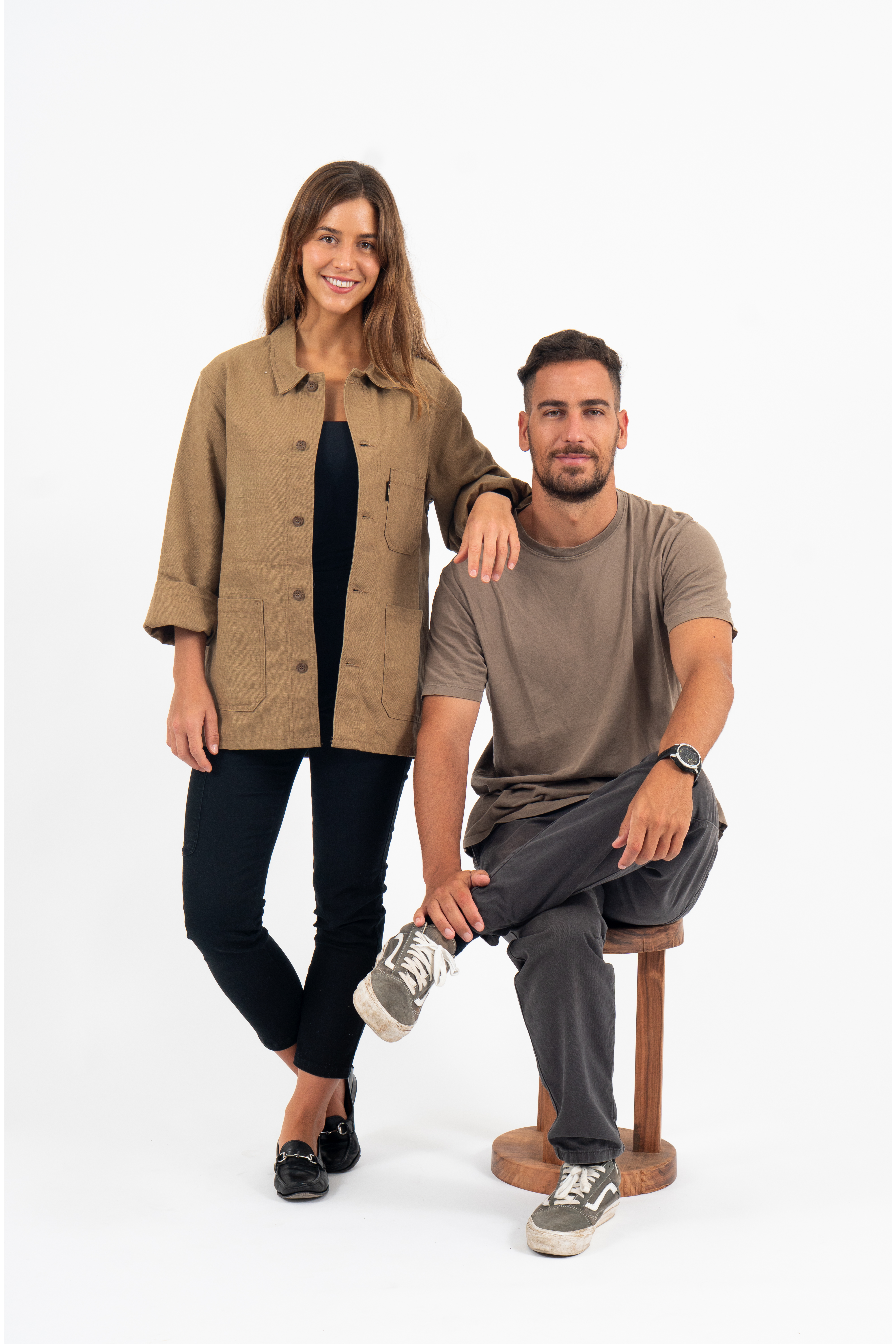 Retrato de Gerónimo Vigil y Mía Morrone